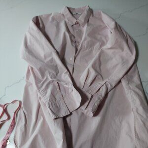 Uniqlo light pink baggy blouse